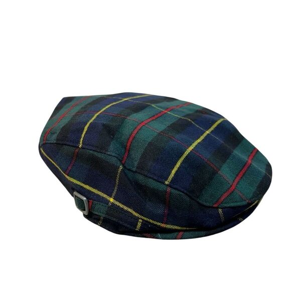Janie and Jack Tartan Newsboy Cap with buckle accents NWT 2T - 3 - Picture 1 of 7